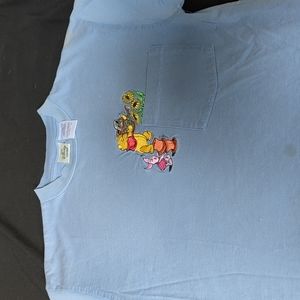 Disney Store size medium Pooh and Piglet embroidered t-shirt